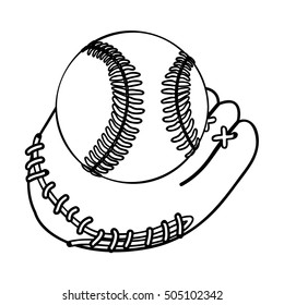 baseball mitt icon image 