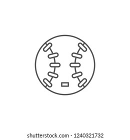 Baseball Modern Simple Vector Icon