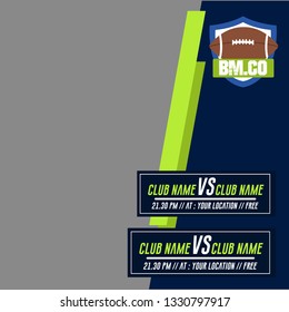 Baseball modern square banner vector