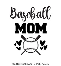 Baseball mom, mom, baseball clipart, baseball mom, cricut, cut file, sublimation PNG, baseball, Vector Files for Cricut