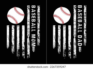 Baseball Mom And Dad Design