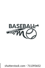 Baseball Mom Logo