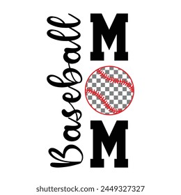 Baseball Mom  Shirt design for  Cut File Cricut