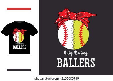 Baseball mom t shirt design