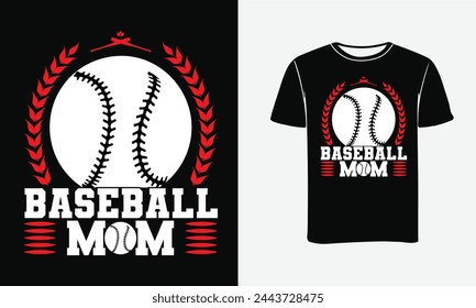 Baseball mom vector. Mom life design with aviator sunglasses and bandana. Messy bun. Funny sign for sports fans -Print , Poster svg
