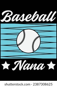 
Baseball Nana eps cut file for cutting machine