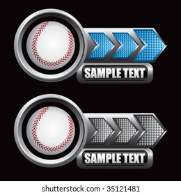 baseball on arrow banners