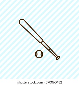 baseball outline icon