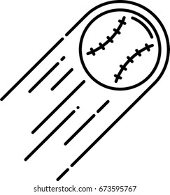  baseball outline icon
