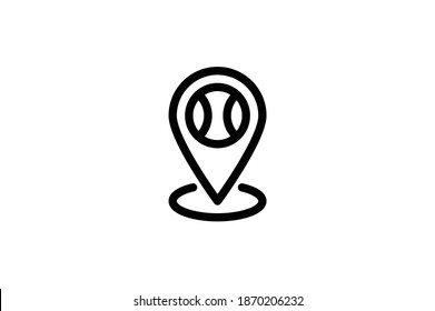Baseball Outline Icon - Placeholder