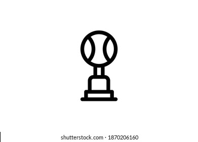 Baseball-Rahmensymbol - Trophäe