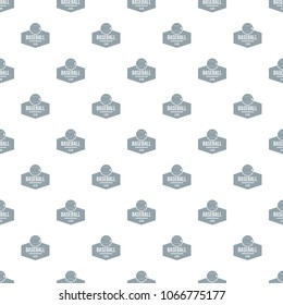 Baseball pattern vector seamless repeat for any web design