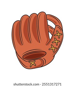 Baseball-Krug Handschuh Symbol einzeln