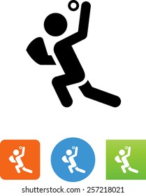 Baseball pitcher icon 