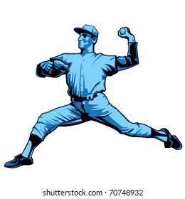 Baseball Pitcher Left handed