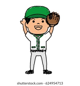 baseball player avatar character