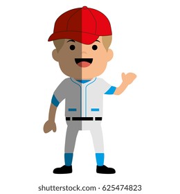 baseball player avatar character
