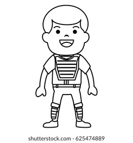 baseball player avatar character