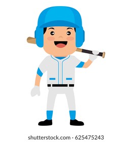 baseball player avatar character