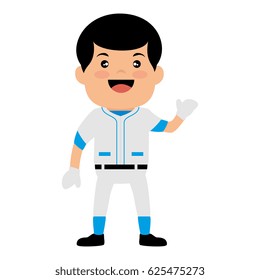 baseball player avatar character