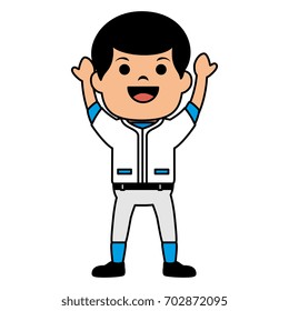 baseball player avatar character