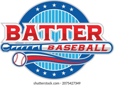 Baseball-Spieler-Schlagspieler 