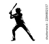 baseball player calling shoot with a white background