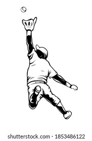 Baseball player. Baseball cap. Hitter swinging with bat. Abstract isolated vector silhouette. Iink drawing