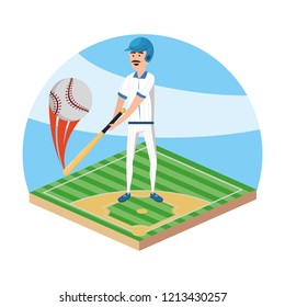 baseball player cartoon
