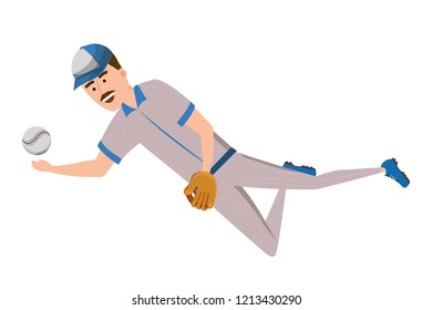 baseball player cartoon