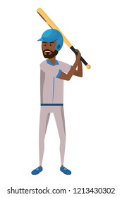 baseball player cartoon