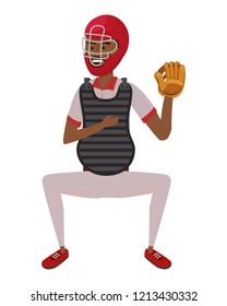 baseball player cartoon