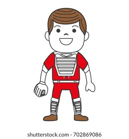 baseball player catcher avatar character