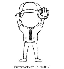 baseball player catcher avatar character