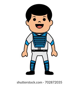baseball player catcher avatar character