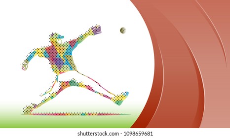 Baseball Player catching a ball