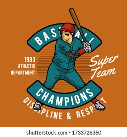 baseball player hit the ball