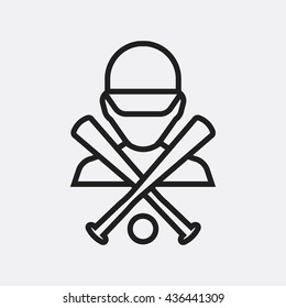 baseball player Icon