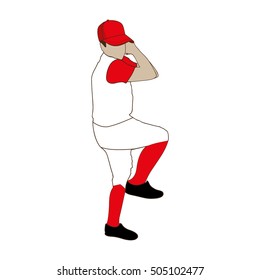 baseball player icon image 