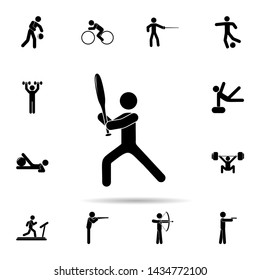 baseball player icon. Universal set of Sport for website design and development, app development