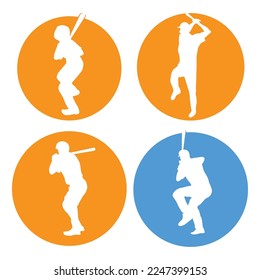 baseball player icon vektor illustration design