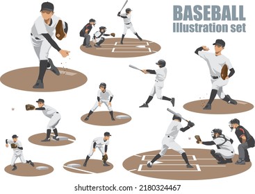 Baseball player batting stance circle drawing Vector Image 