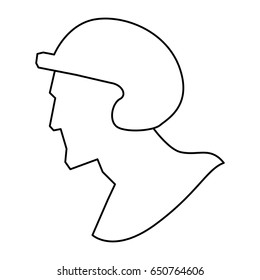 Baseball player pictogram