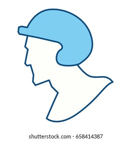 Baseball player pictogram