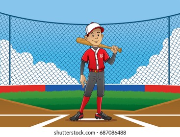 baseball player pose on the pitch