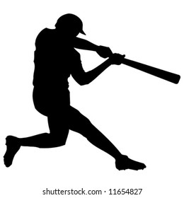 baseball player silhouette
