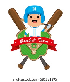 baseball player sport icon