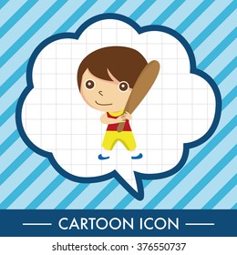 baseball player theme elements