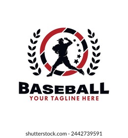 Baseball player vector design illustration