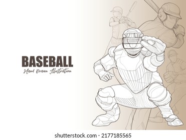 Free Vectors  Baseball (catcher) silhouette icon